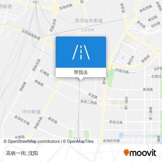 高铁一街地图