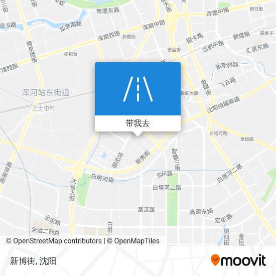 新博街地图