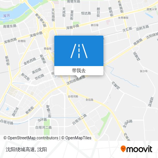 沈阳绕城高速地图