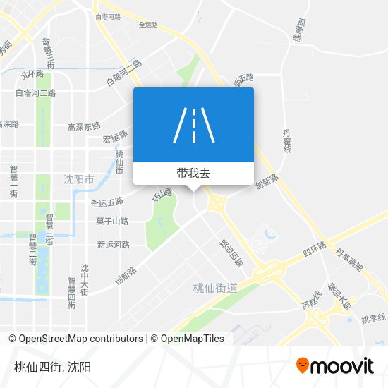 桃仙四街地图