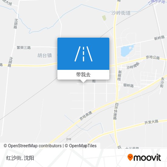 红沙街地图