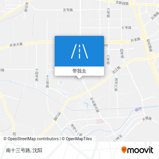 南十三号路地图