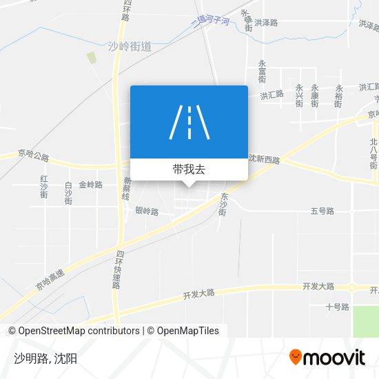 沙明路地图