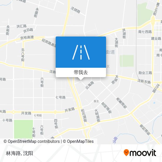 林海路地图
