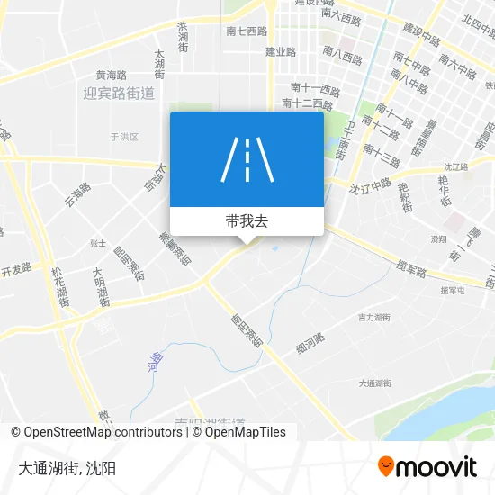 大通湖街地图