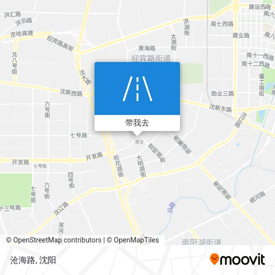 沧海路地图