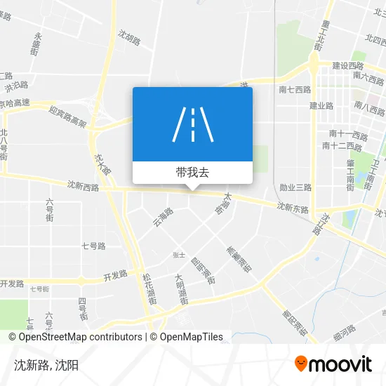 沈新路地图