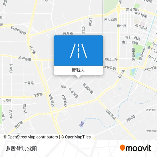 燕塞湖街地图