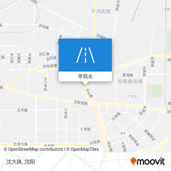 沈大路地图