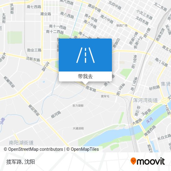 揽军路地图