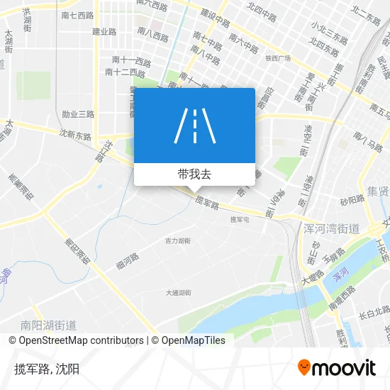揽军路地图