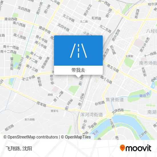 飞翔路地图