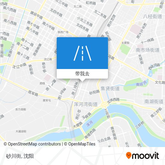 砂川街地图