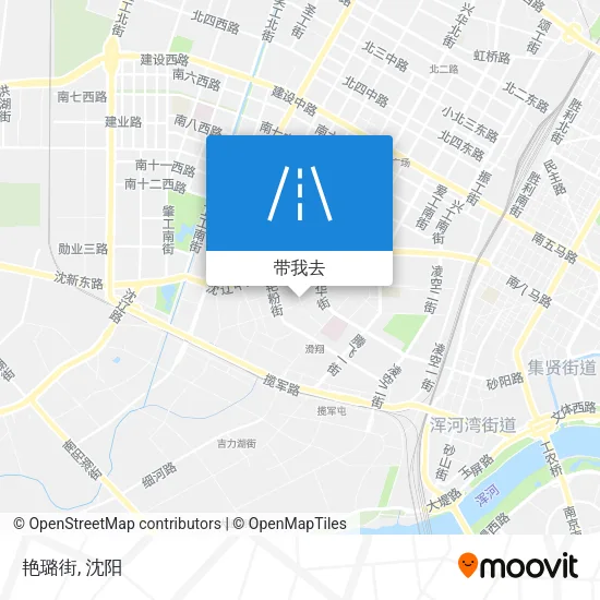 艳璐街地图