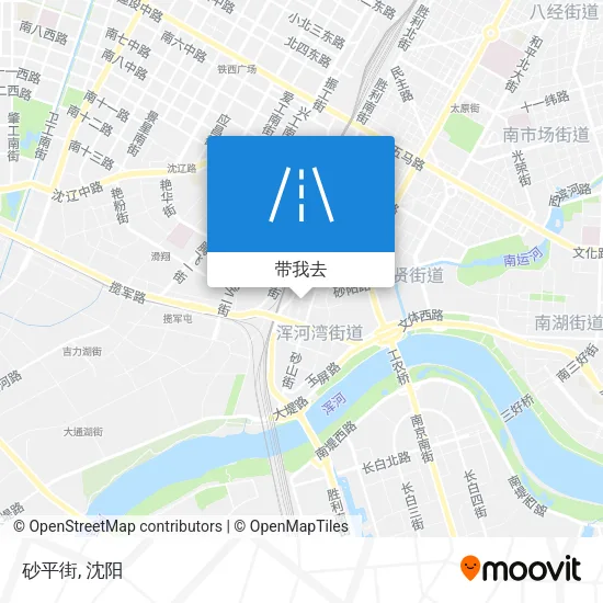 砂平街地图