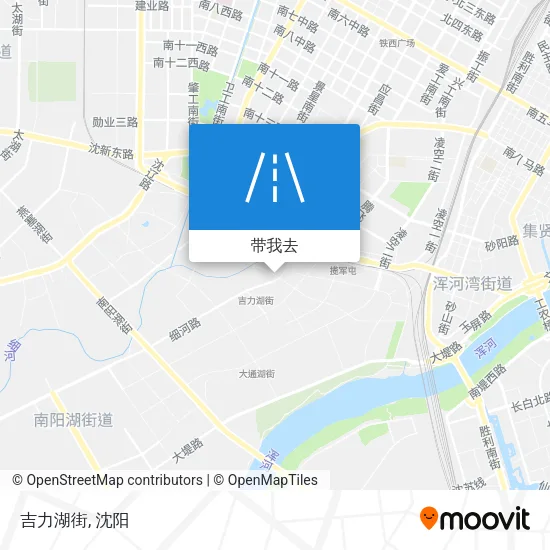 吉力湖街地图