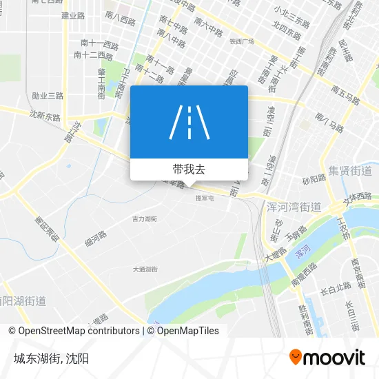 城东湖街地图