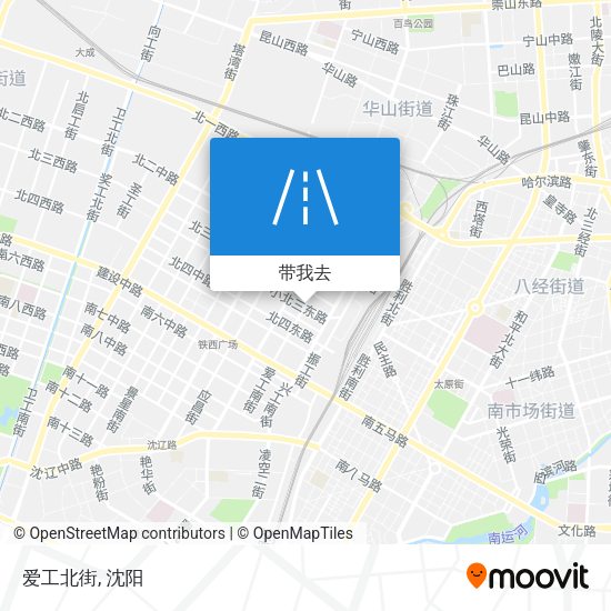 爱工北街地图
