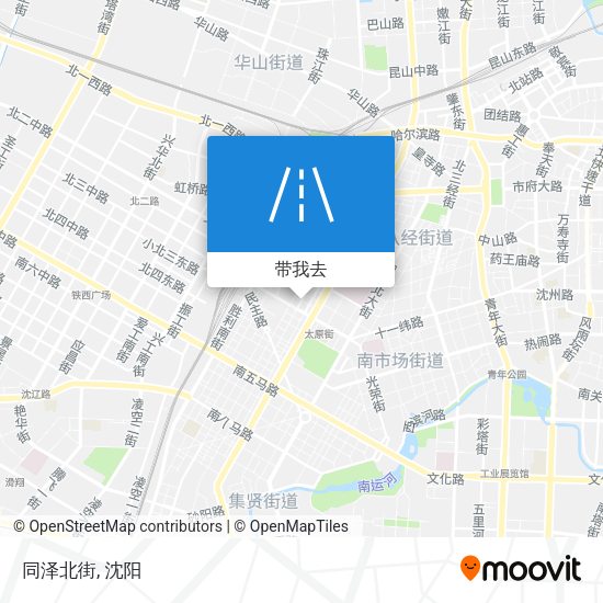 同泽北街地图