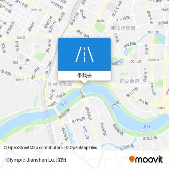 Olympic Jianshen Lu地图