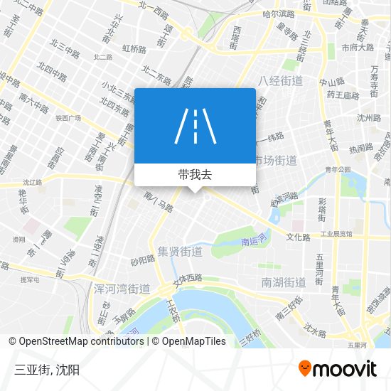 三亚街地图