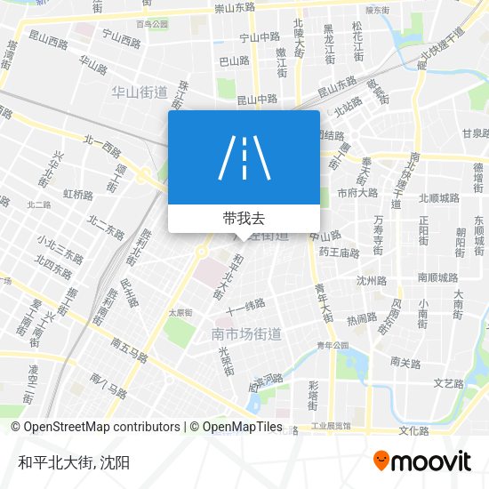 和平北大街地图