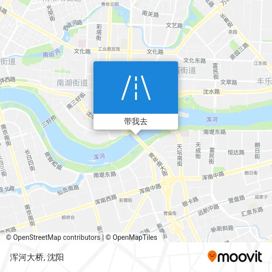浑河大桥地图