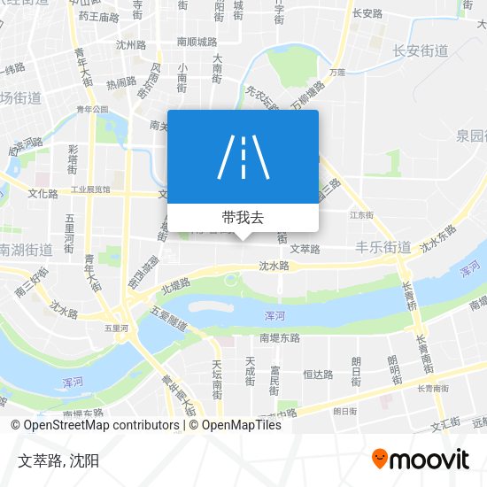 文萃路地图