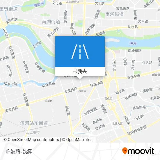 临波路地图
