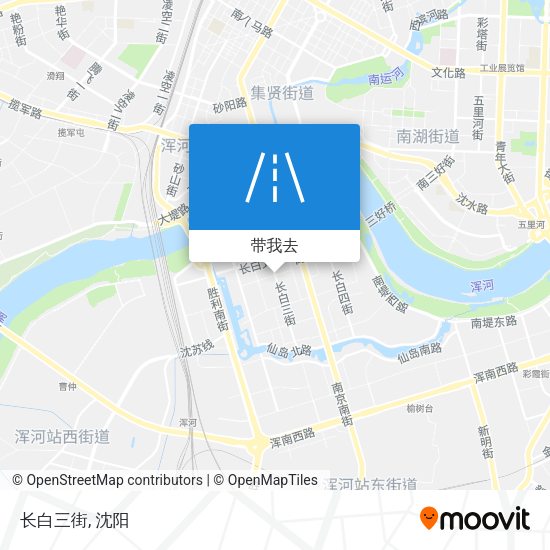 长白三街地图