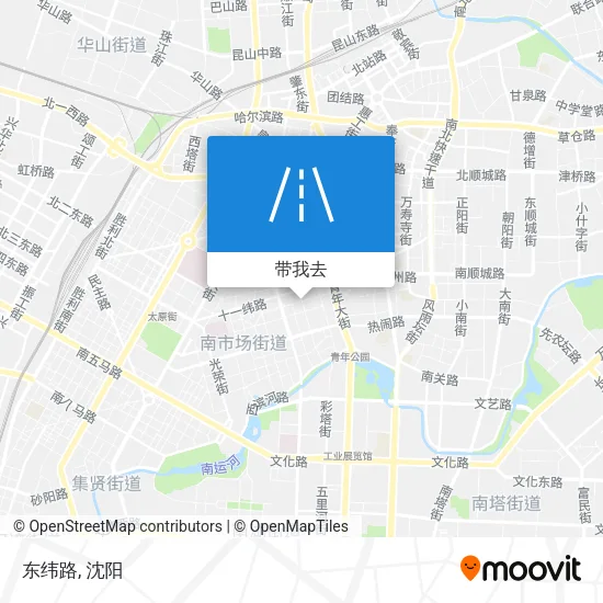 东纬路地图