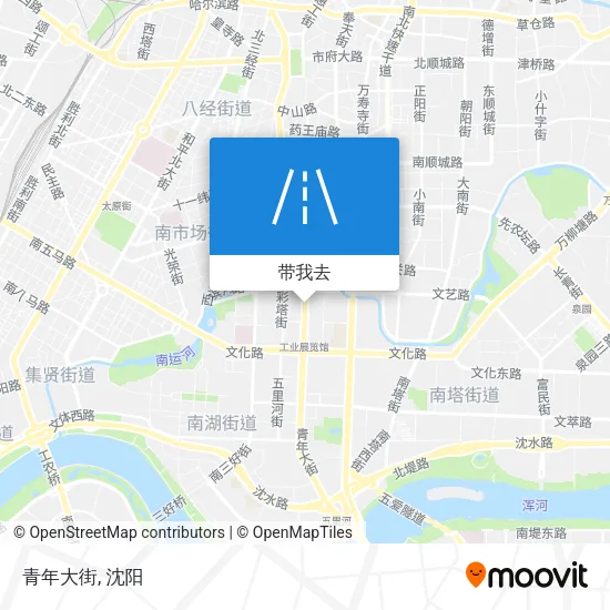 青年大街地图