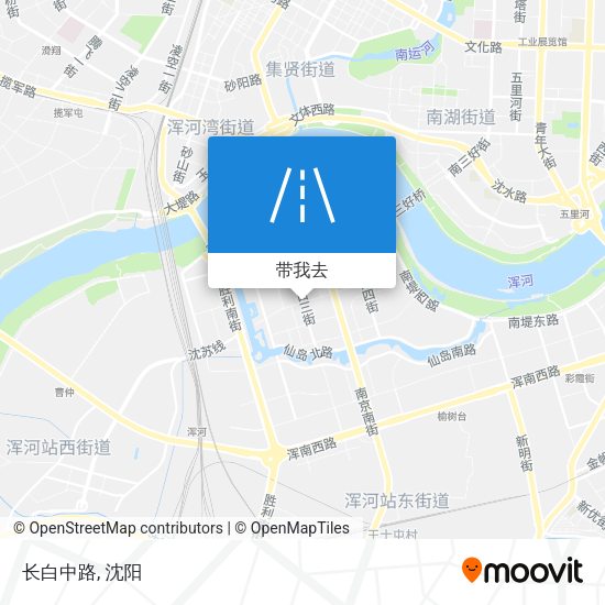长白中路地图