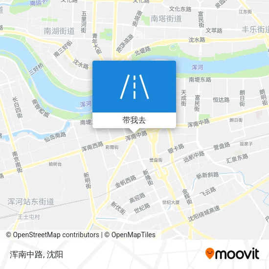 浑南中路地图