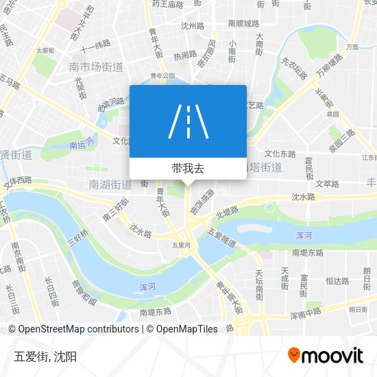 五爱街地图