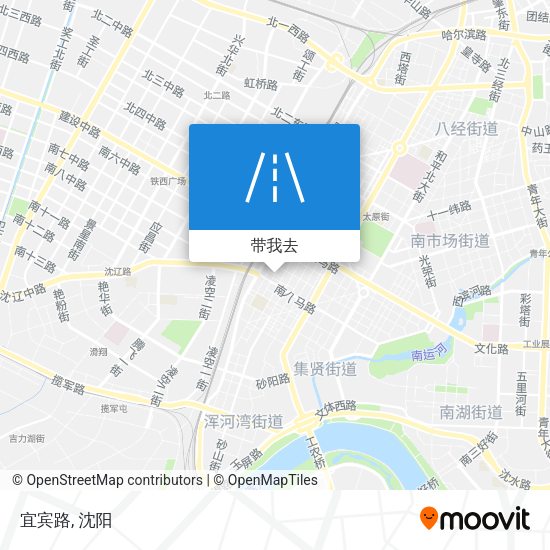 宜宾路地图