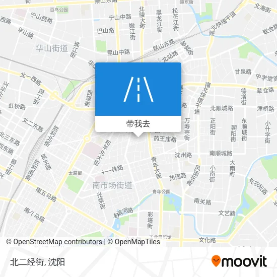 北二经街地图