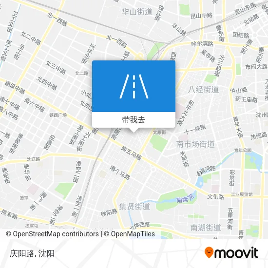 庆阳路地图
