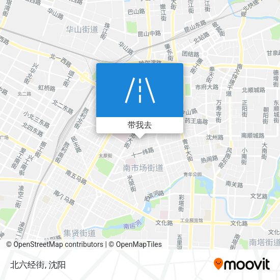 北六经街地图