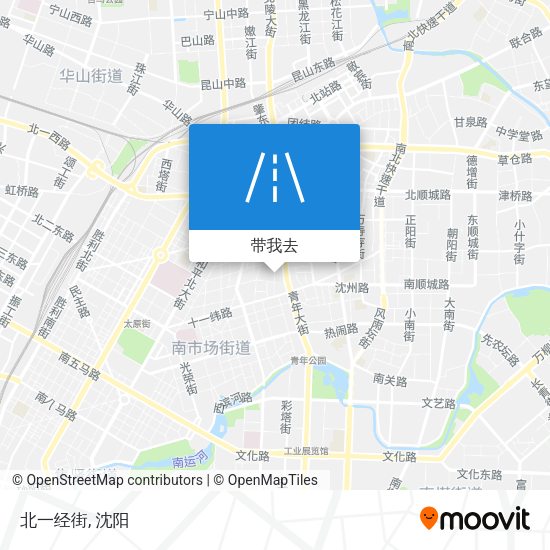 北一经街地图