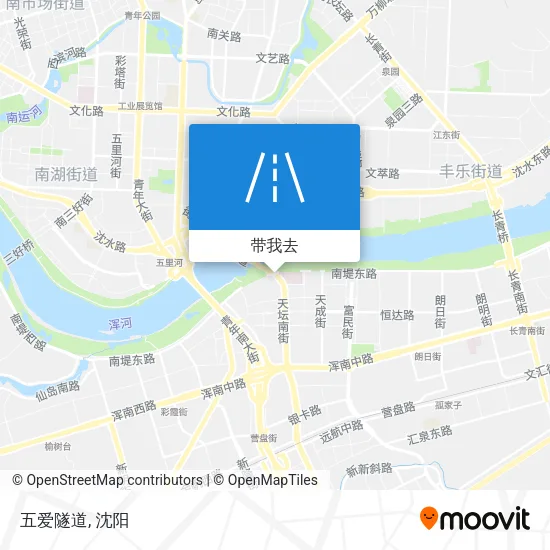 五爱隧道地图