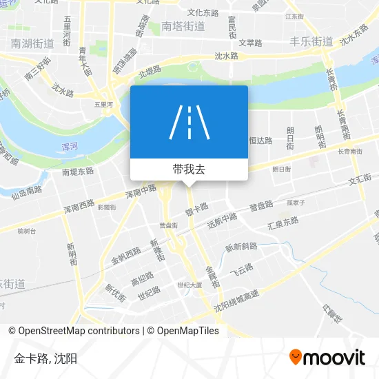 金卡路地图