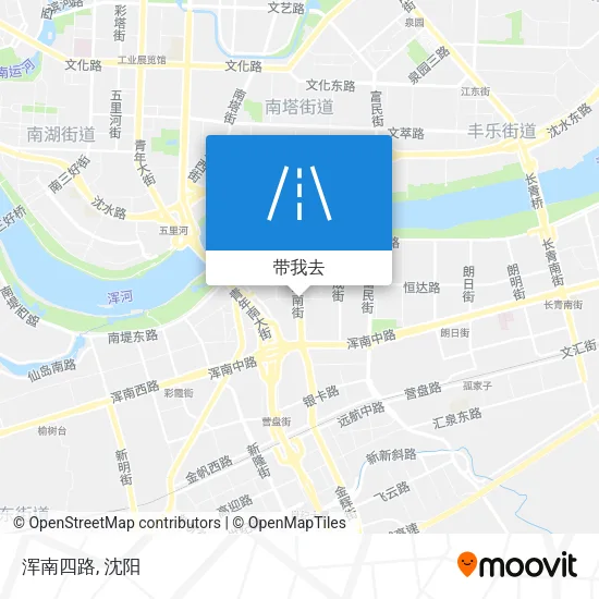 浑南四路地图