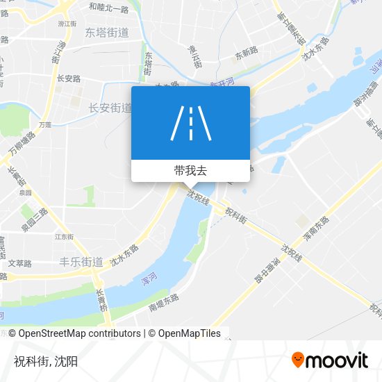 祝科街地图