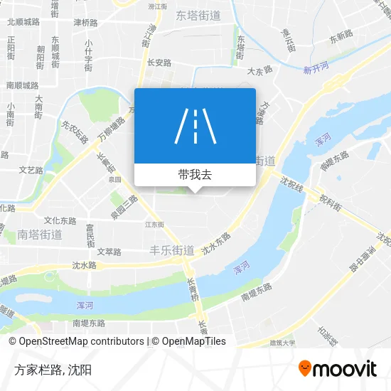 方家栏路地图
