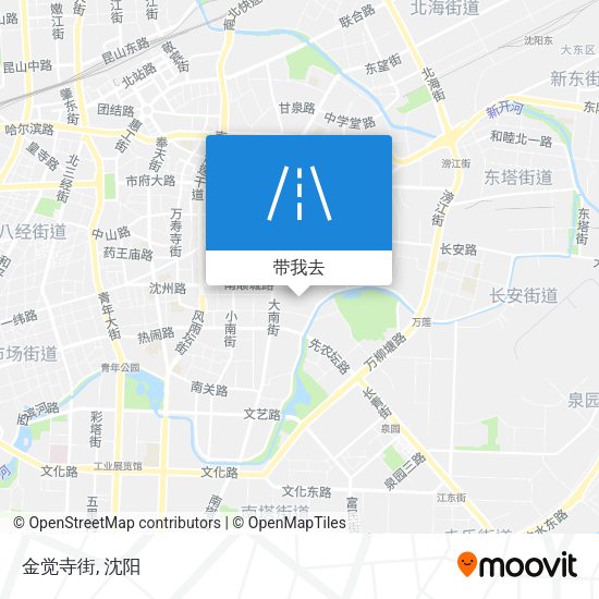 金觉寺街地图