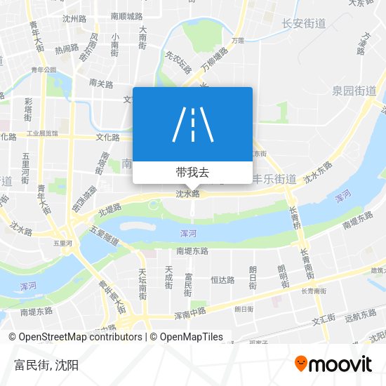 富民街地图