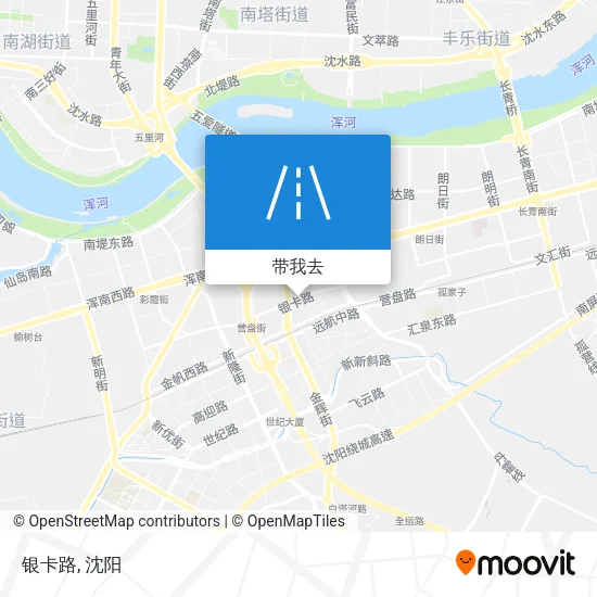银卡路地图