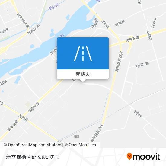 新立堡街南延长线地图