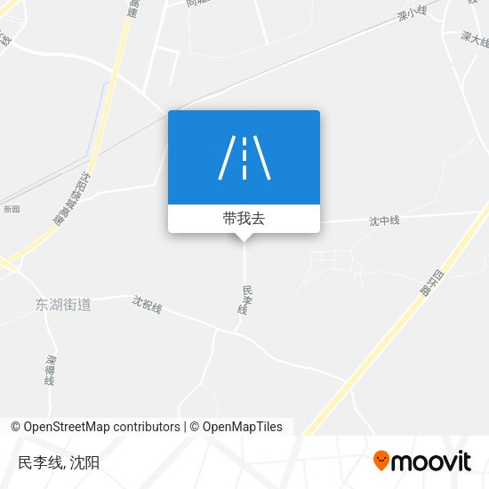 民李线地图